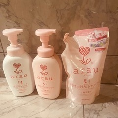 arau 泡シャンプー詰替、シャンプー＆コンディショナー