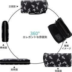 長財布 小銭入れ スキミング防止 ラウンドファスナー 財布 レディース 大容量の画像