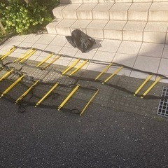 USED＊部活陸上部サッカー部　練習用ラダー3m&5mのセット