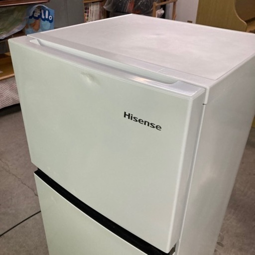 ハイセンス 120L 2ドアノンフロン冷蔵庫 オリジナル ホワイト 2021年　冷凍冷蔵庫 ノンフロン冷凍冷蔵庫 2ドア冷凍冷蔵庫　家電 キッチン家電 冷蔵庫