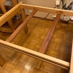 大型ダイニングセット　パイン材　小田急ハルクの画像