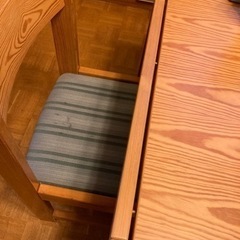 大型ダイニングセット　パイン材　小田急ハルクの画像