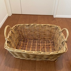 カゴ　かご　収納　蔓　編み込み　収納　バスケット