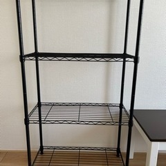 [予約済]スチールラック・ブラック(DOSHISHA)