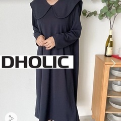 DHOLIC ビックカラーワンピ