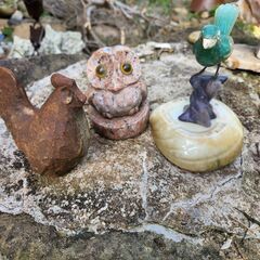 石製の鳥🐤