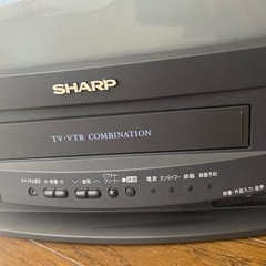 家電　テレビ　ブラウン管テレビデオ
の画像