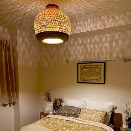MISTERHULT Pendant lamp, bamboo, 18