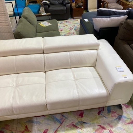 家具 ソファ 3人掛けソファ　レザー　本革　合皮