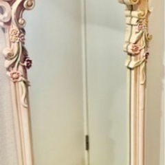 🟥鏡　姿見　ロココ調の画像