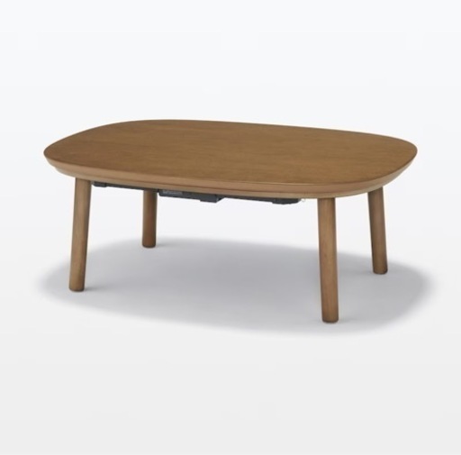 【美品】無印　こたつ小　楕円　テーブル　布団