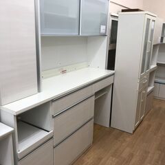★ジモティ割あり★ ニトリ 食器棚 白 クリーニング済み KJ5058