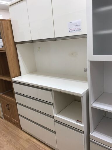 ★ジモティ割あり★ ニトリ 食器棚 白 クリーニング済み KJ5060