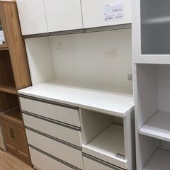 ★ジモティ割あり★ ニトリ 食器棚 白 クリーニング済み KJ5060