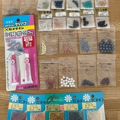 ハンドメイド用ビーズ 他、