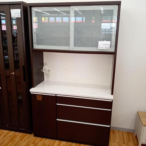 ★ジモティ割あり★ 松田家具　レンジボード　ダークブラウン　クリーニング済　YJ2465