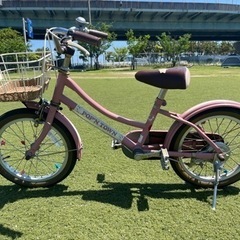 自転車　子供　１６インチ　こまあり