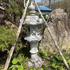 立灯籠　庭石　190cmの画像