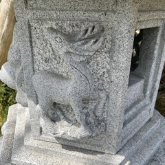立灯籠　庭石　190cmの画像