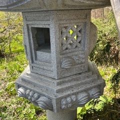 立灯籠　庭石　190cmの画像