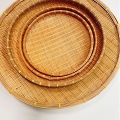 竹のザル　大きさ各種あり！4個の画像