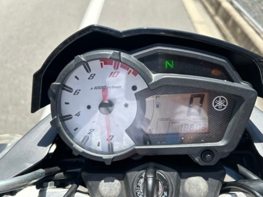 【12日まで値下げ中】FAZER125(YS125) 125cc 大阪 リアボックス&スマホホルダー付