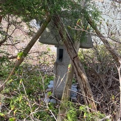 立灯籠　庭石　120cmの画像