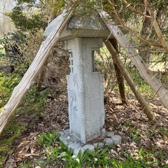 立灯籠　庭石　120cmの画像