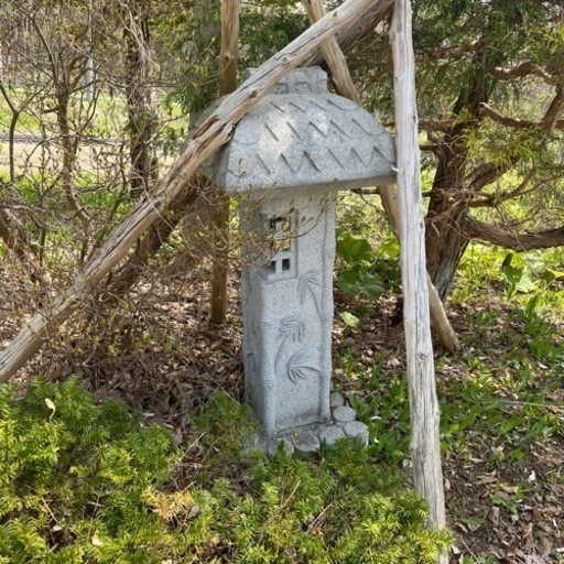 立灯籠　庭石　120cm