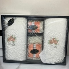 ☆値下げ☆K2405-139 CotyParis フェイスタオル2枚 ソープ2個 ハンカチ1枚 セット D-OS 3157 未開封品の画像
