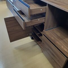 【U1189】★食器棚  ブラウン