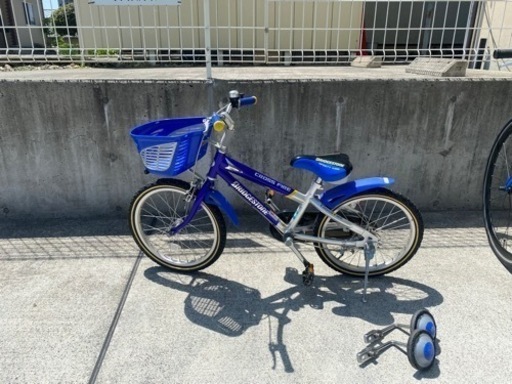 ブリジストン クロスファイヤー 子供 男の子 18インチ 補助輪付 中古 自転車 買取 マウンテン