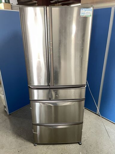 【大容量】National 6ドア冷蔵庫 NR-F452TM-SR 2008年製 通電確認済み 人気 早い者勝ち 引取歓迎 配送OK