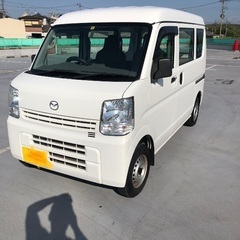 マツダスクラム　バン　車検付き走行距離少ない