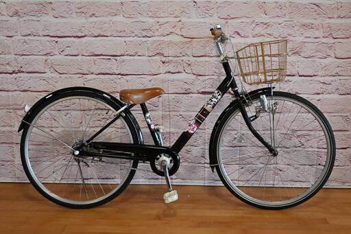 【完売御礼】ブリヂストン子供用の26型 エコパルモカ 中古 子供用自転車 ブラック