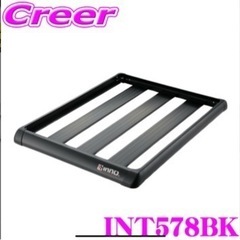 車用ルーフキャリア（INNO INT578BK エアロラックシェ...
