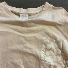 ZARA キッズ　カットソー　サイズ164センチ 袖のところに習字のシミがあります。の画像