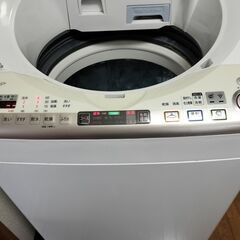 タテ型洗濯乾燥機　お譲りします　シャープ　2014年製の画像