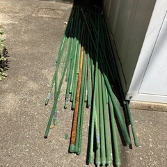 家庭菜園　支柱　ポール