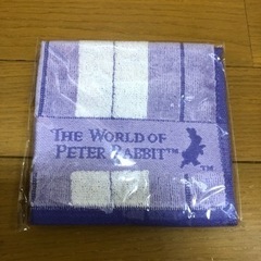 ★新品　PETER RABBIT　ハンカチ 紫