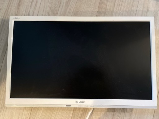 SHARP　テレビモニター (リモコン、説明書付き)