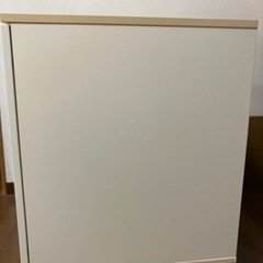 ワゴン 収納ワゴン ベッド下ワゴン ベッド下収納 ホワイトの画像