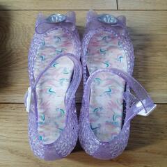 サンダルセット　女の子　18cmの画像