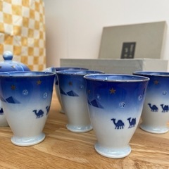 有田焼シルクロード　ポット茶器揃の画像