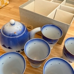 有田焼シルクロード　ポット茶器揃の画像