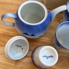 有田焼シルクロード　ポット茶器揃の画像