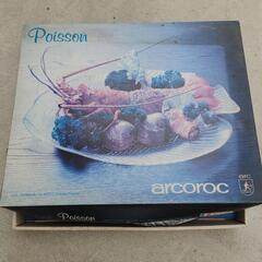 フランス製食器 魚のプレート4枚の画像