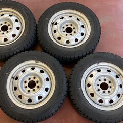 185/65R14冬タイヤ鉄ホイールセット4本の画像