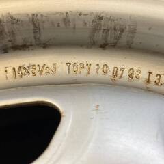 185/65R14冬タイヤ鉄ホイールセット4本の画像