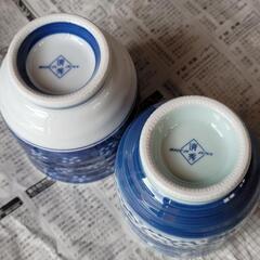 波佐見焼、西海陶器の湯飲み２個セットの画像